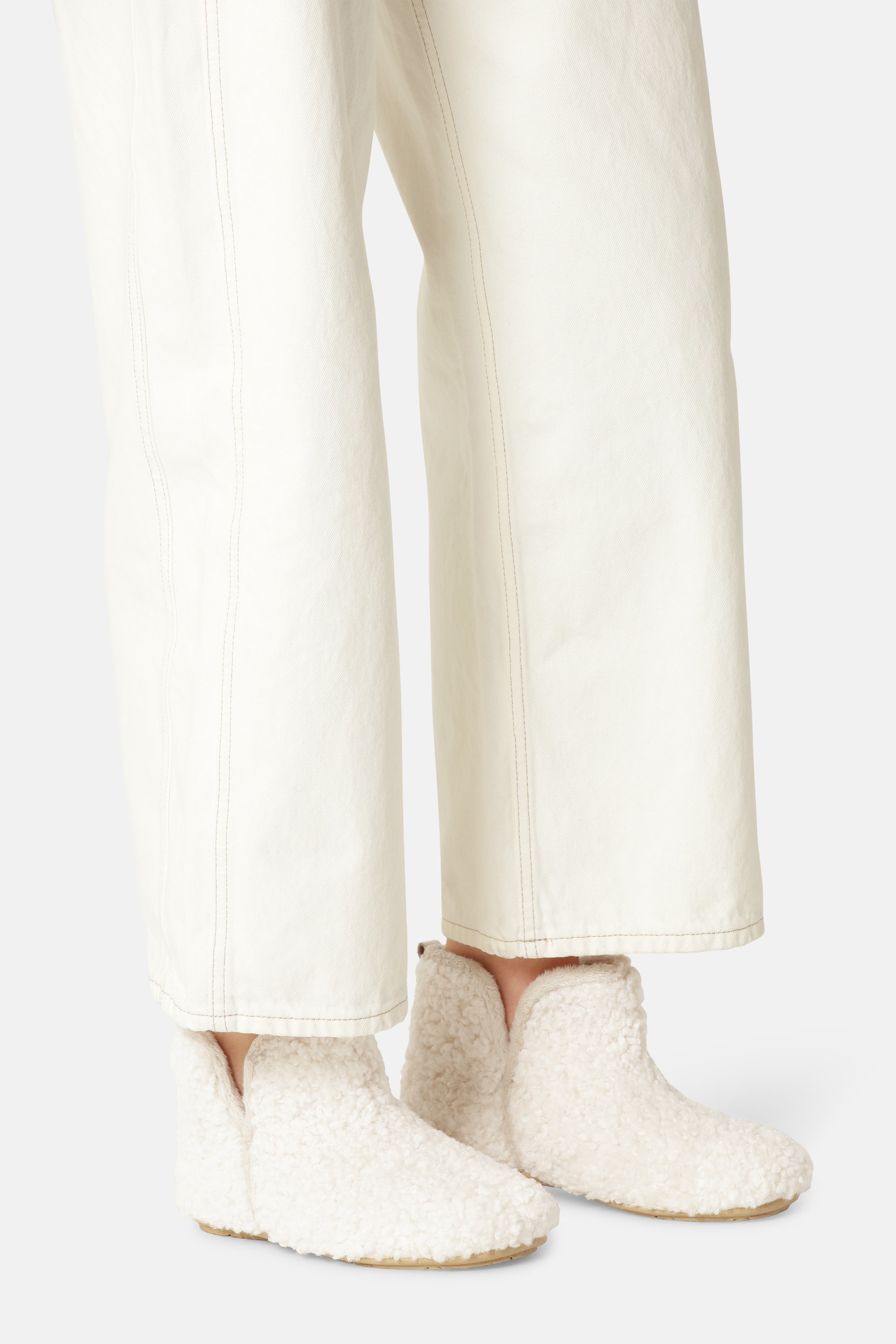 Cosy Ankle Boot - Milk Creme Wheat